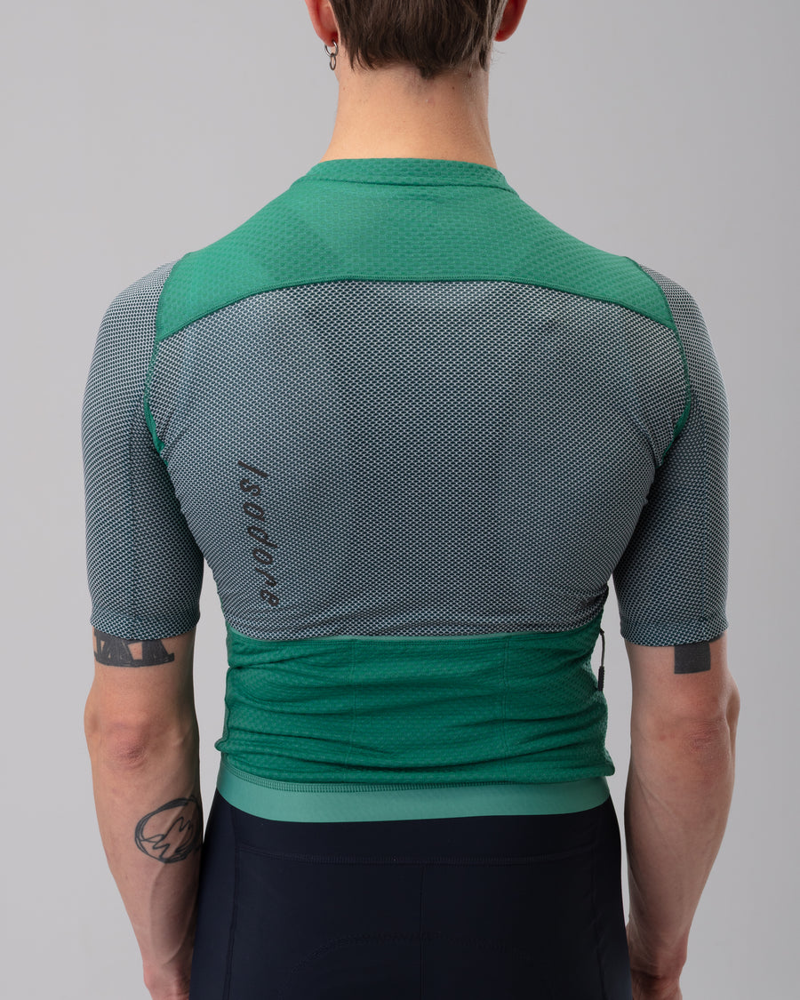 Isadore Signature Merino Air Jersey Radtrikot Sea Moss