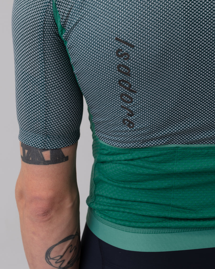 Isadore Signature Merino Air Jersey Radtrikot Sea Moss