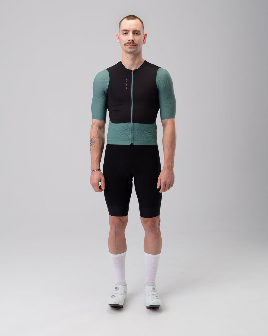 Isadore Echelon Training Jersey Radtrikot Silver Pine