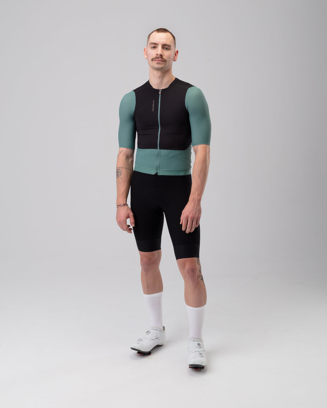 Isadore Echelon Training Jersey Radtrikot Silver Pine