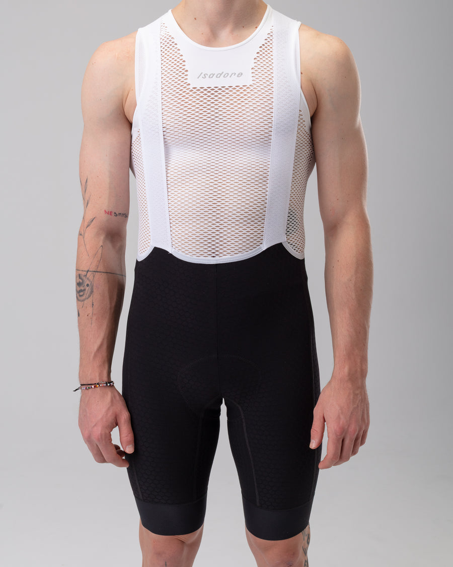 Isadore Echelon Aero Bib Shorts Trägerhose Black White