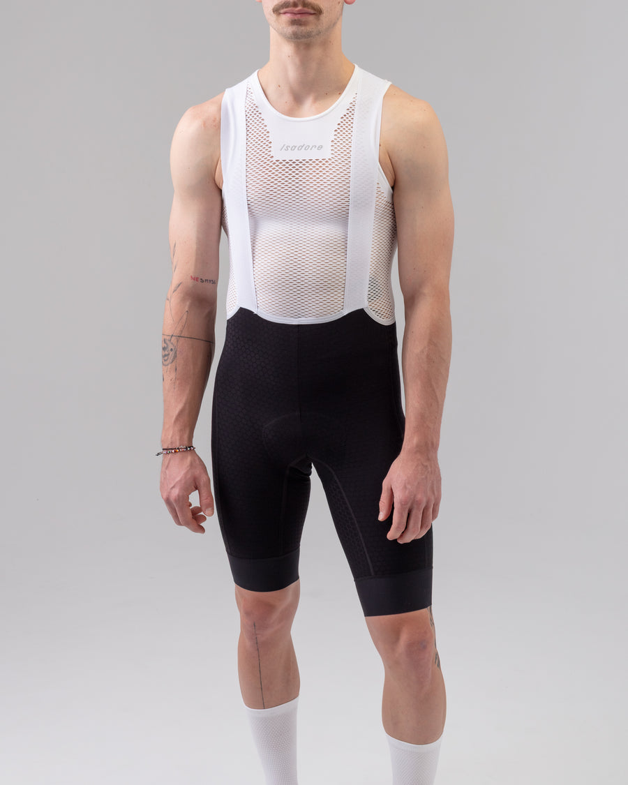 Isadore Echelon Aero Bib Shorts Trägerhose Black White