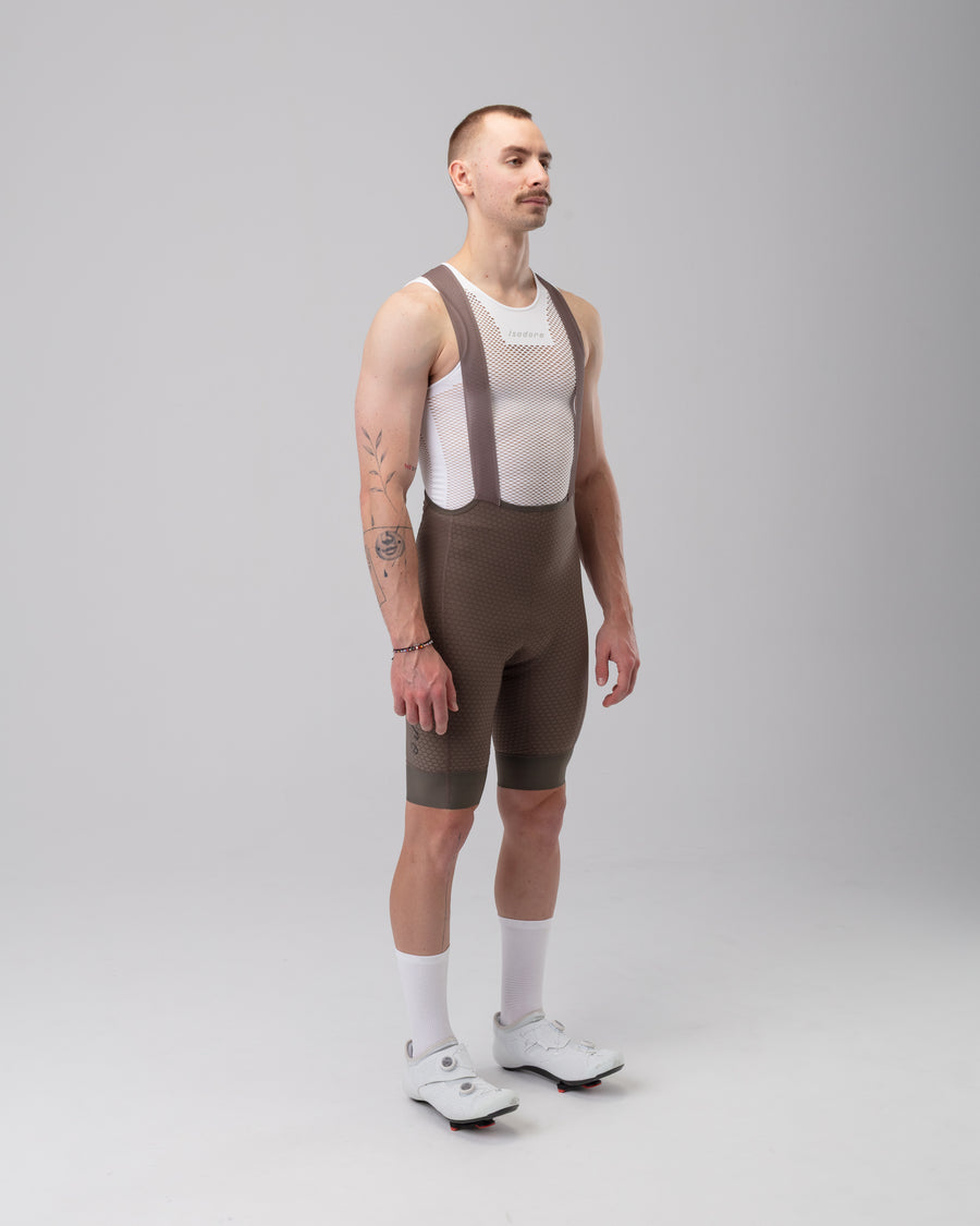 Isadore Echelon Aero Bib Shorts Trägerhose Major Brown