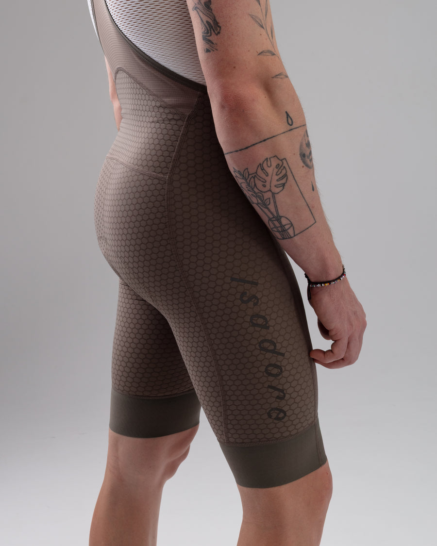 Isadore Echelon Aero Bib Shorts Trägerhose Major Brown