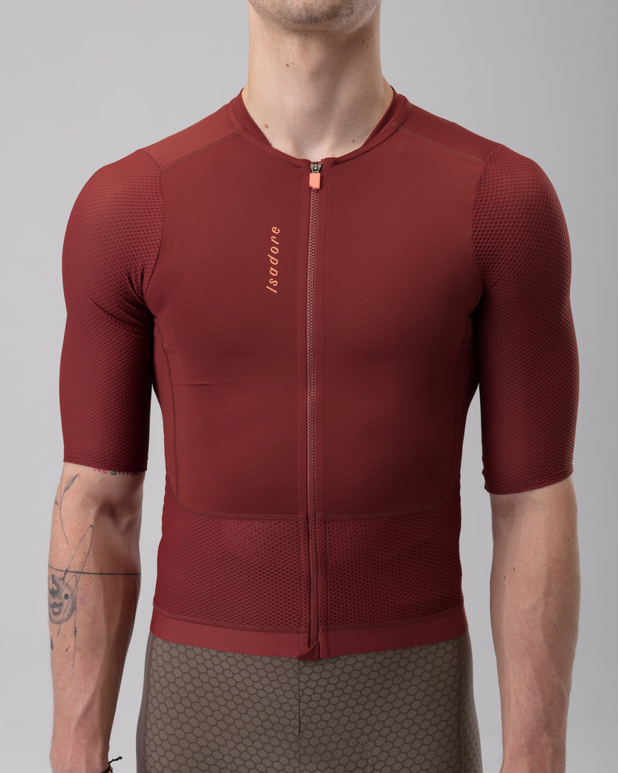 Isadore Echelon Training Jersey Radtrikot Russet