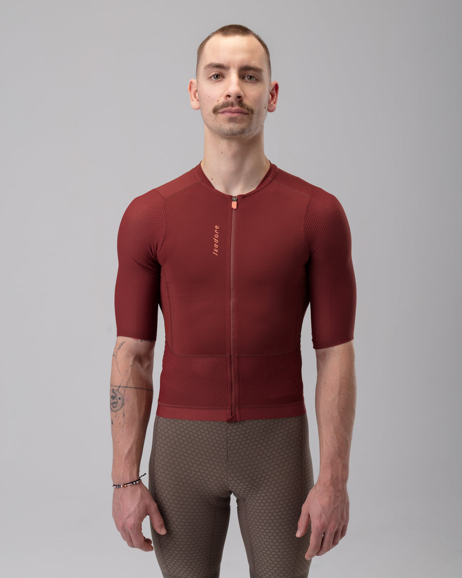 Isadore Echelon Training Jersey Radtrikot Russet