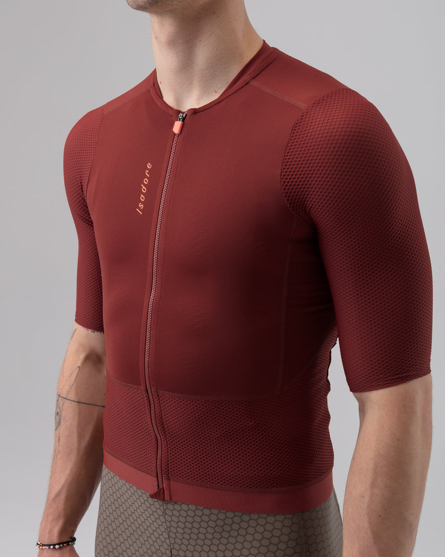 Isadore Echelon Training Jersey Radtrikot Russet