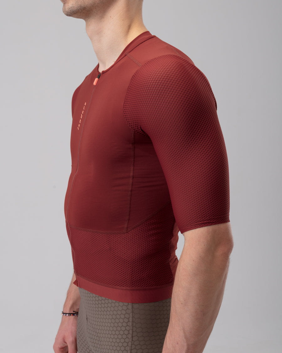 Isadore Echelon Training Jersey Radtrikot Russet