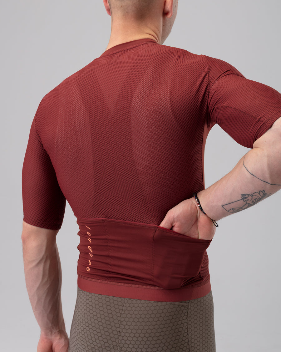 Isadore Echelon Training Jersey Radtrikot Russet