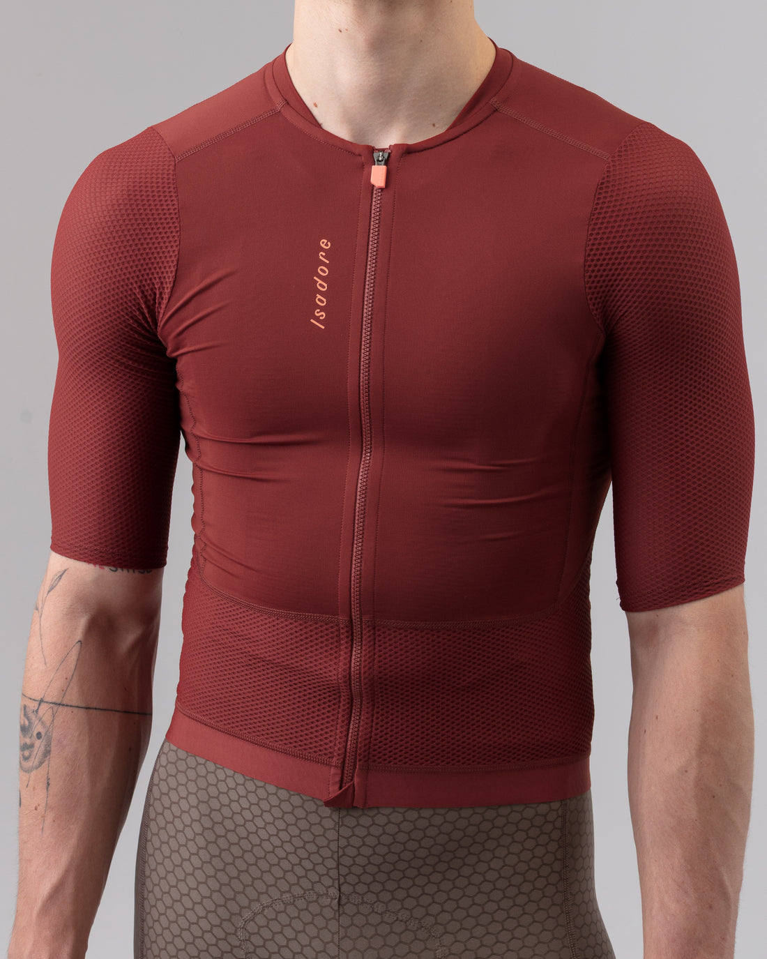 Isadore Echelon Training Jersey Radtrikot Russet