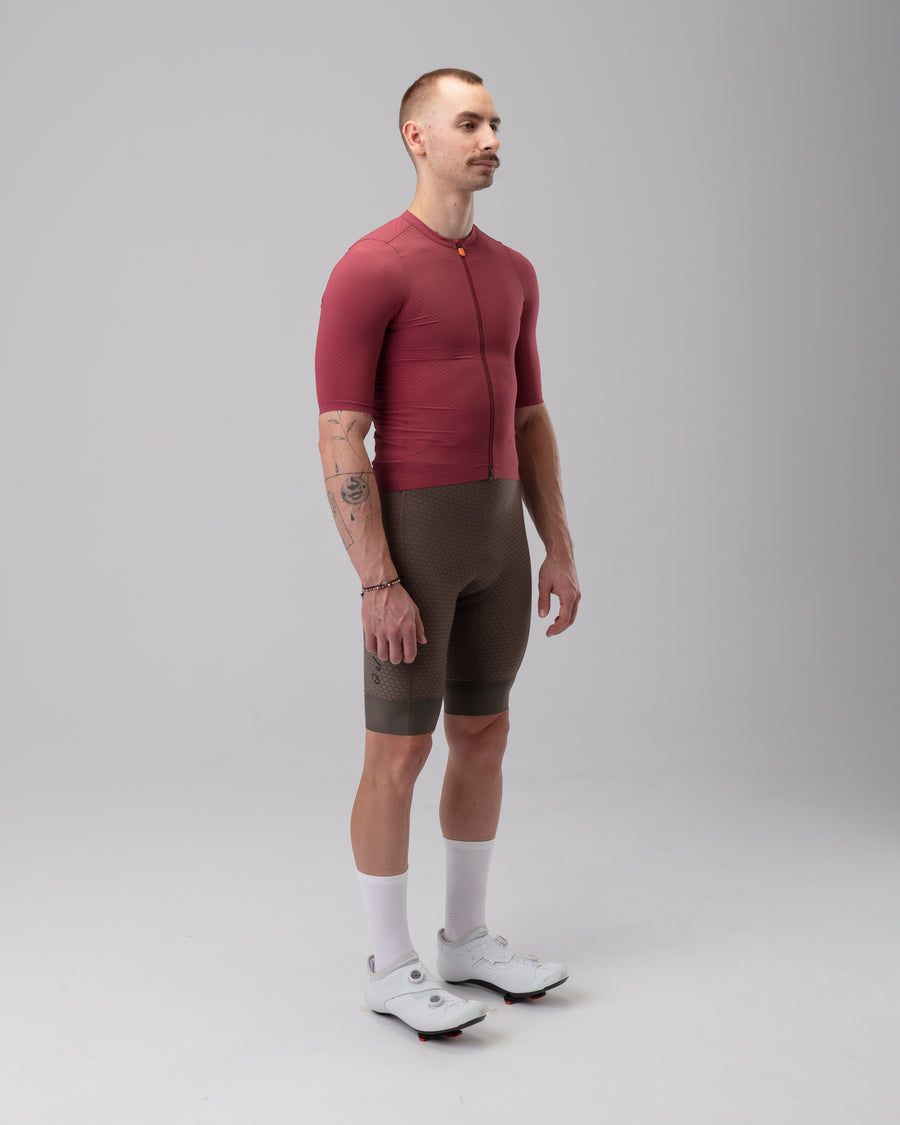 Isadore Echelon Aero Jersey Radtrikot Earth Red