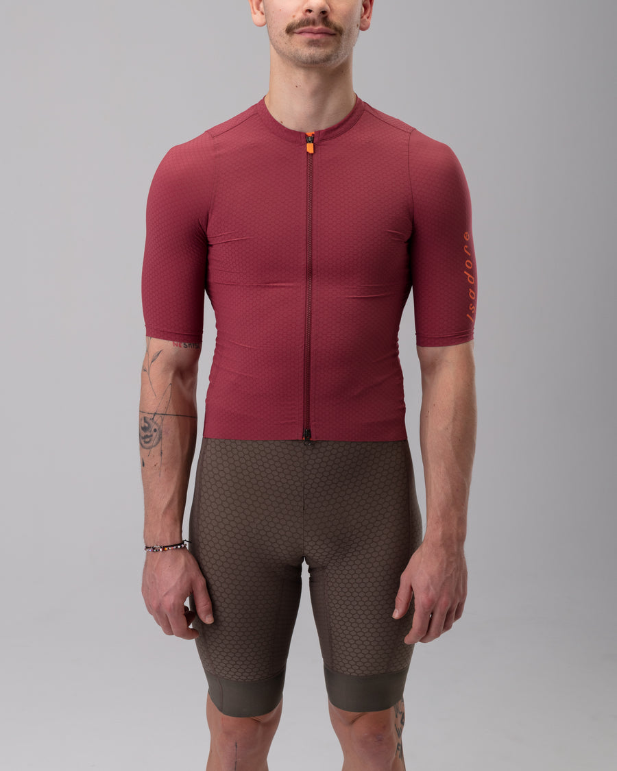 Isadore Echelon Aero Jersey Radtrikot Earth Red