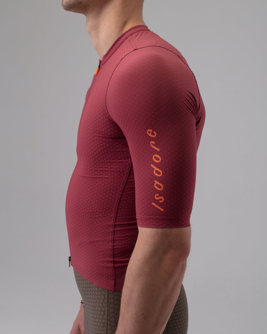 Isadore Echelon Aero Jersey Radtrikot Earth Red