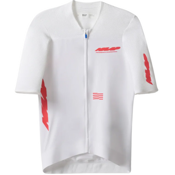 Maap Men's Eclipse Pro Race Jersey Radtrikot White/Infrared