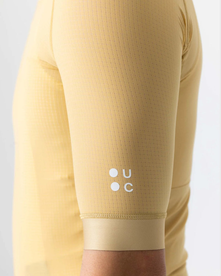 Universal Colours Chroma Men's Short Sleeve Jersey Radtrikot Sand Brown