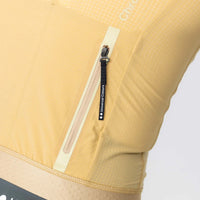 Universal Colours Chroma Men's Short Sleeve Jersey Radtrikot Sand Brown