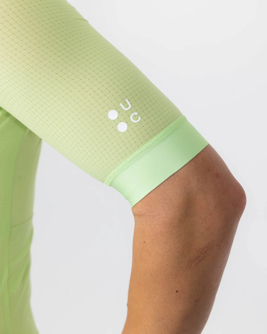 Universal Colours Chroma Men's Short Sleeve Jersey Radtrikot Bright Lime