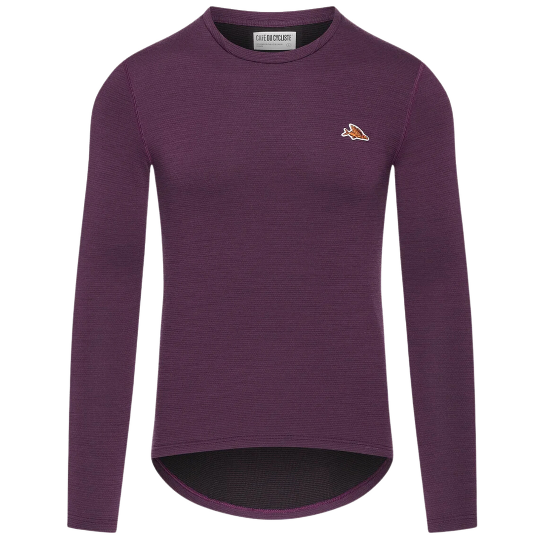 Café du Cycliste Judith Men's Merino Base Layer Radunterhemd langarm Quetsche