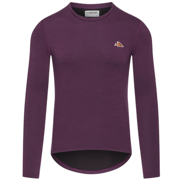 Café du Cycliste Judith Men's Merino Base Layer Radunterhemd langarm Quetsche