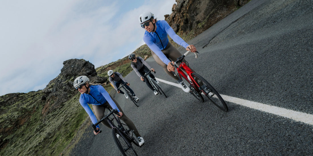 Café du Cycliste Charlie Women's Brushed Long Sleeve Jersey Radtrikot langarm Verbena