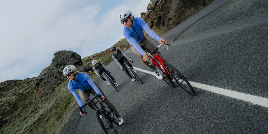 Café du Cycliste Charlie Women's Brushed Long Sleeve Jersey Radtrikot langarm Verbena