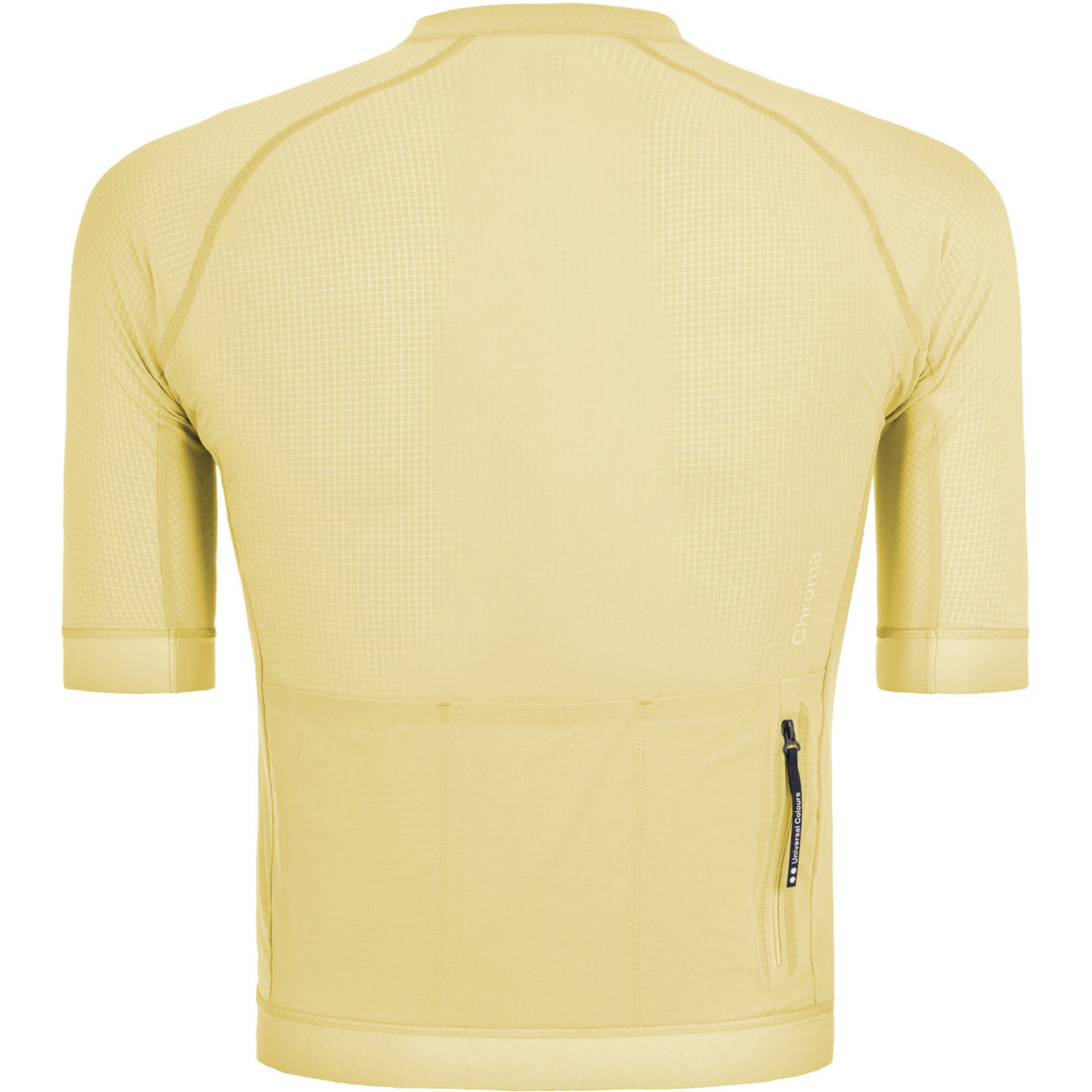Universal Colours Chroma Men's Short Sleeve Jersey Radtrikot Lemon Yellow