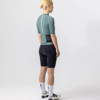 Universal Colours Mono Women's Short Sleeve Jersey Radtrikot Green Daze
