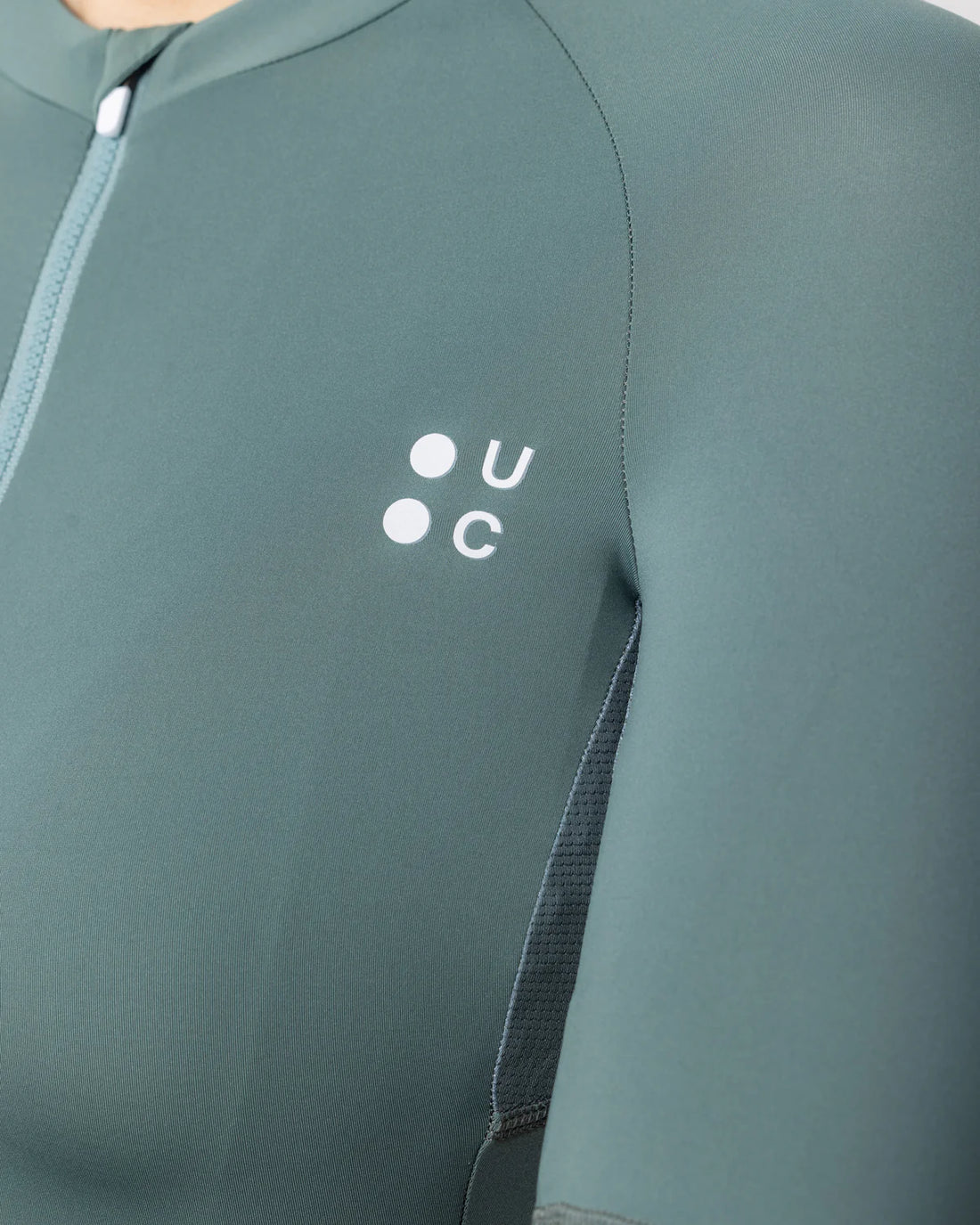 Universal Colours Mono Women's Short Sleeve Jersey Radtrikot Green Daze