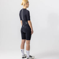 Universal Colours Mono Women's Short Sleeve Jersey Radtrikot Black