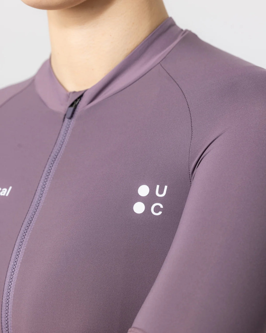 Universal Colours Mono Women's Short Sleeve Jersey Radtrikot Thistle Purple