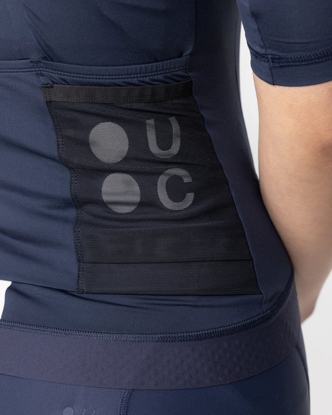 Universal Colours Mono Women's Short Sleeve Jersey Radtrikot Navy Blue