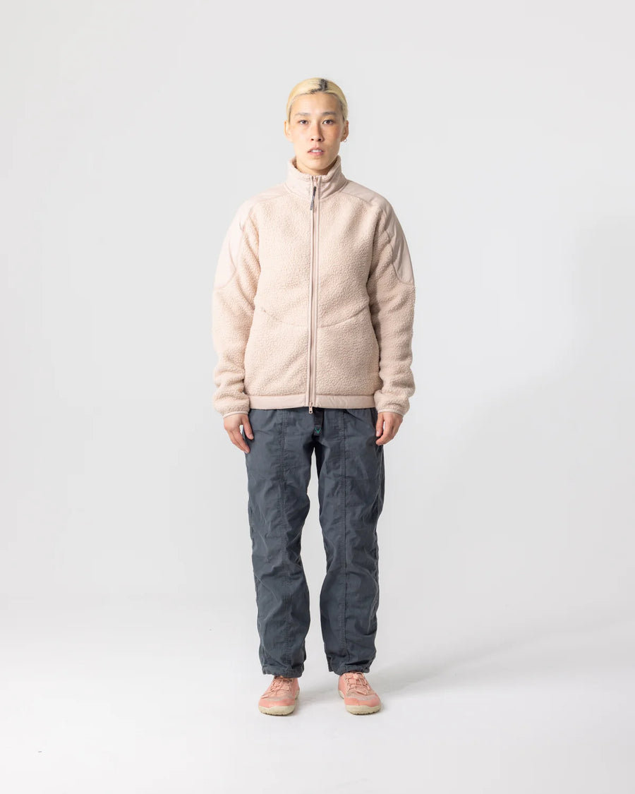 Universal Colours Unisex Fleece Jacket Casual Jacke Almond Beige