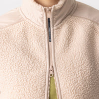 Universal Colours Unisex Fleece Jacket Casual Jacke Almond Beige