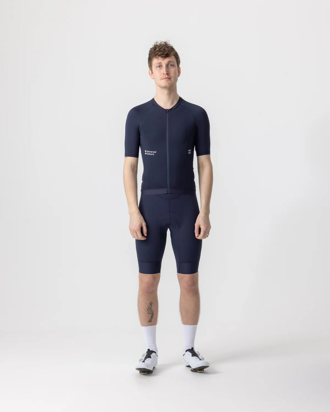 Maillot Universal Colors Mono Homme Manches Courtes Bleu Marine