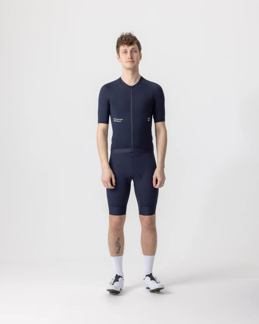Maillot Universal Colors Mono Homme Manches Courtes Bleu Marine