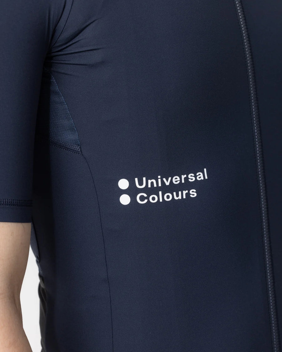 Maillot Universal Colors Mono Homme Manches Courtes Bleu Marine