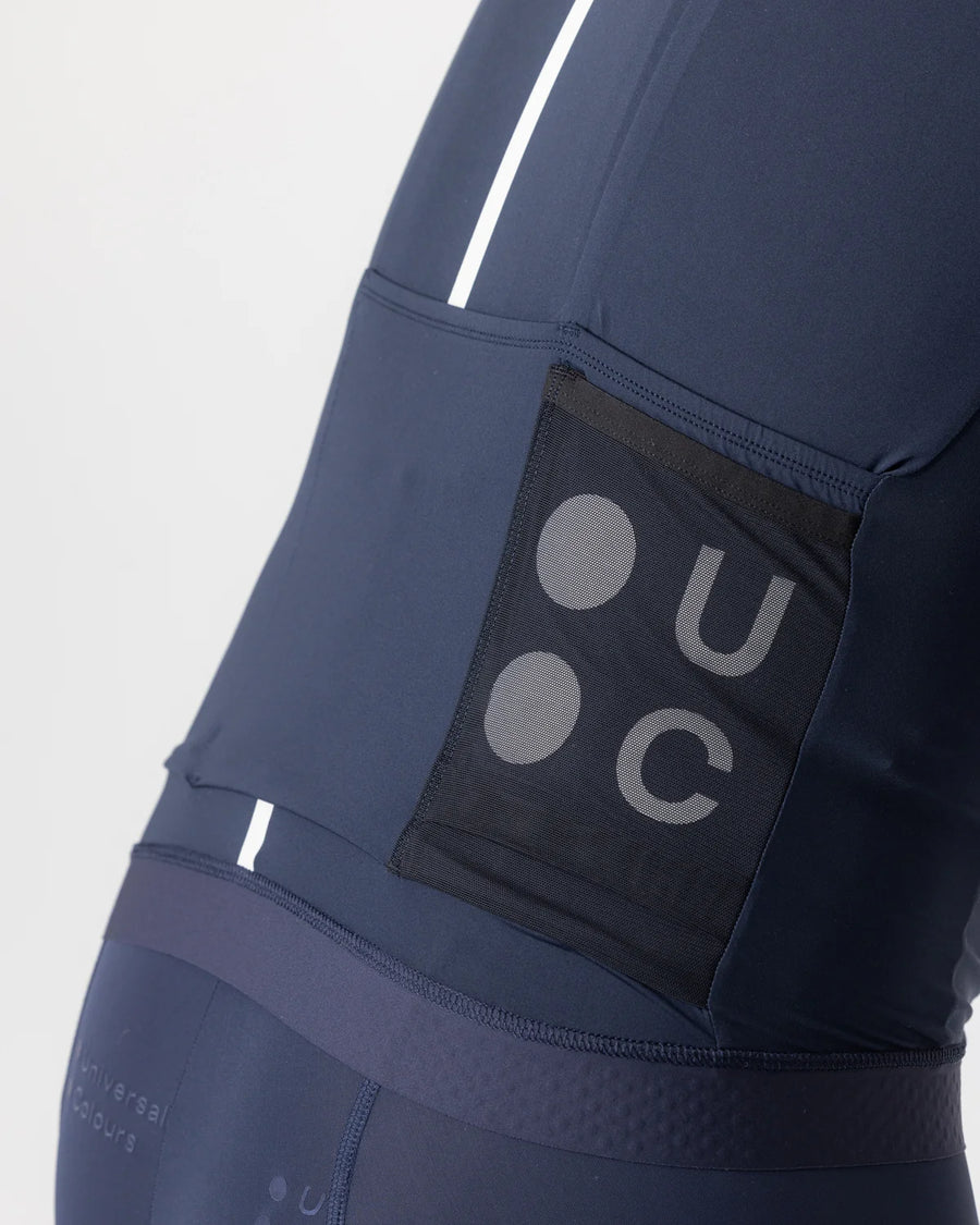 Maillot Universal Colors Mono Homme Manches Courtes Bleu Marine