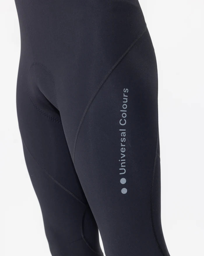 Pantaloni da ciclismo invernali Universal Colors Mono Bib Tight da uomo Nero