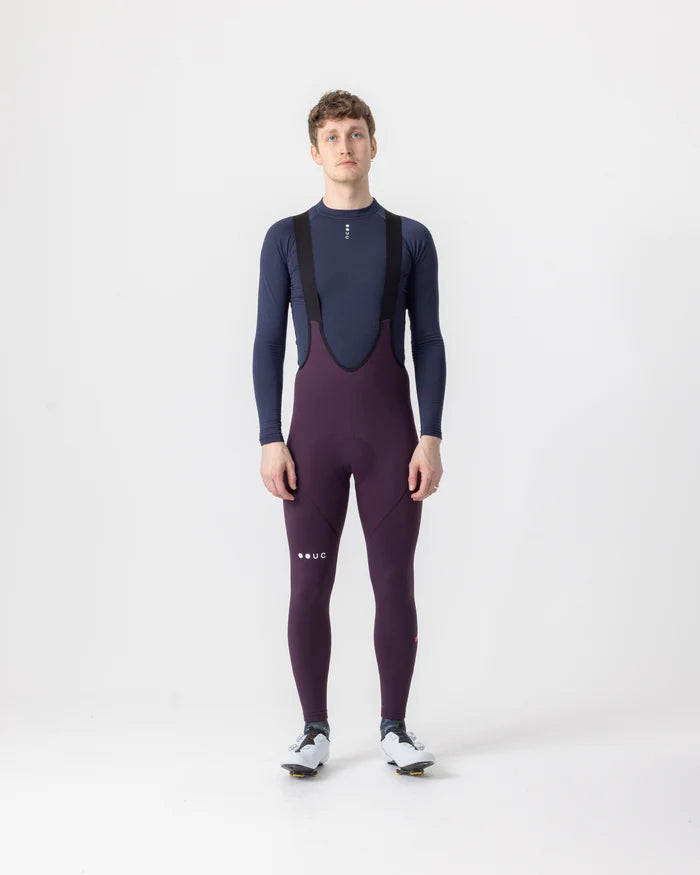 Universal Colours Mono Men's Bib Tight Winter-Radhose Purple