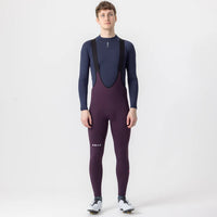 Universal Colours Mono Men's Bib Tight Winter-Radhose Purple