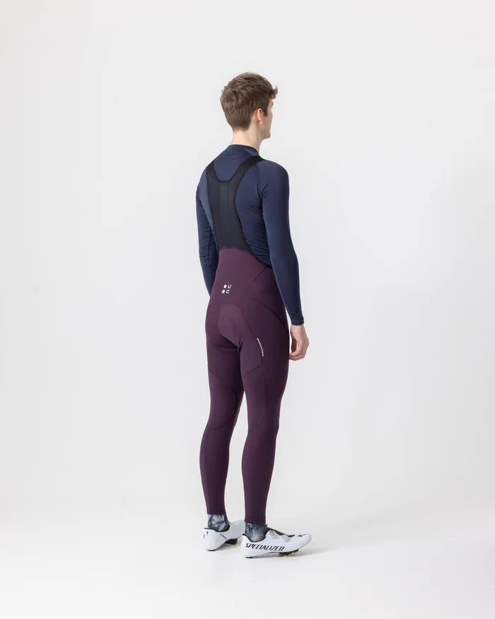 Universal Colours Mono Men's Bib Tight Winter-Radhose Purple