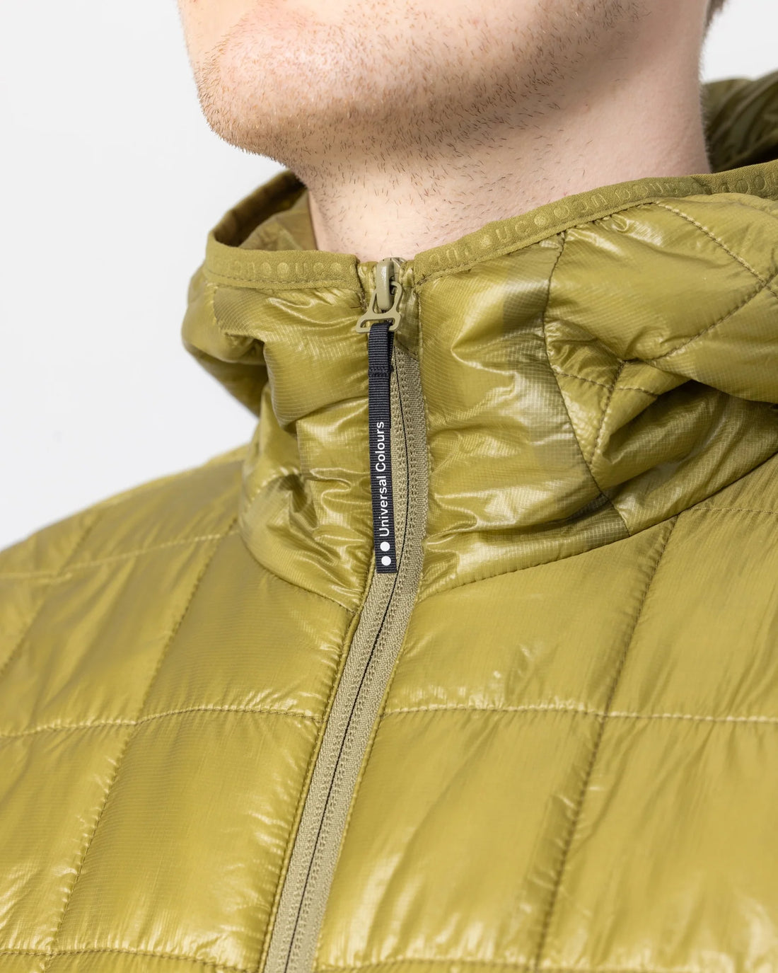 Universal Colours Insulated Packable Unisex Jacket Jacke Olive Gold