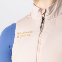 Universal Colours Chroma Insulated Unisex Gilet Thermo-Windweste Almond Beige