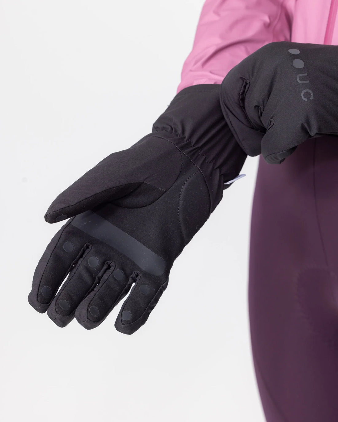 Universal Colours Unisex Deep Winter Gloves Winter Fahrradhandschuhe Black
