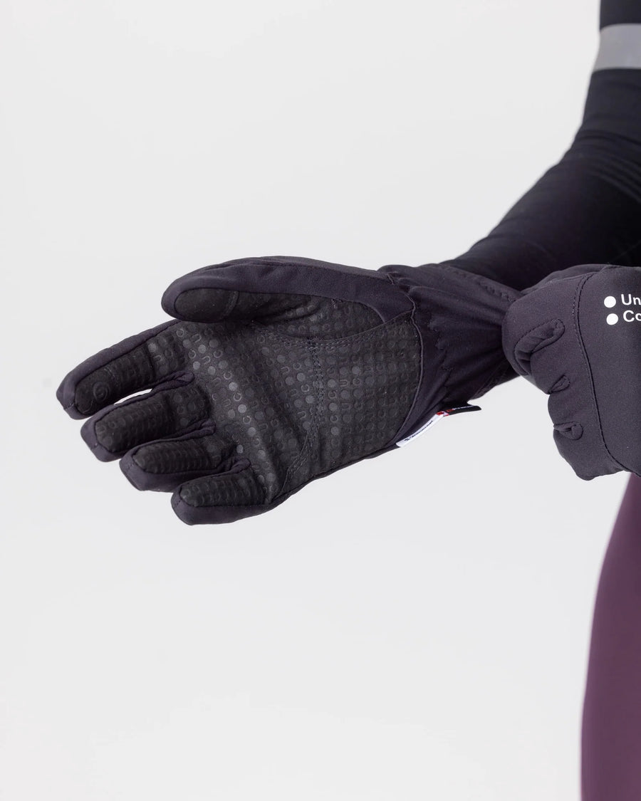 Universal Colours Unisex Thermal Gloves Winter Fahrradhandschuhe Black