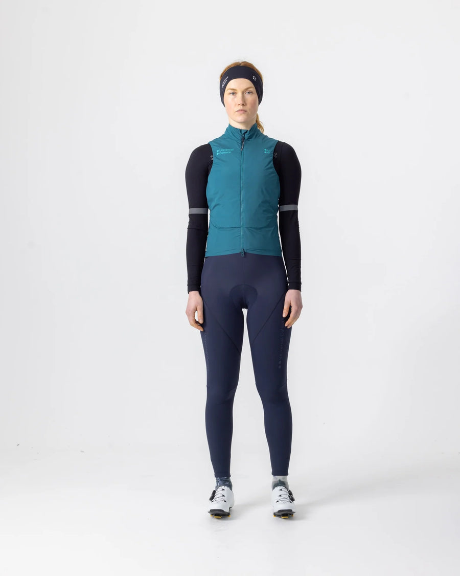 Universal Colours Chroma Insulated Unisex Gilet Thermo-Windweste Midnight Teal