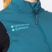 Universal Colours Chroma Insulated Unisex Gilet Thermo-Windweste Midnight Teal