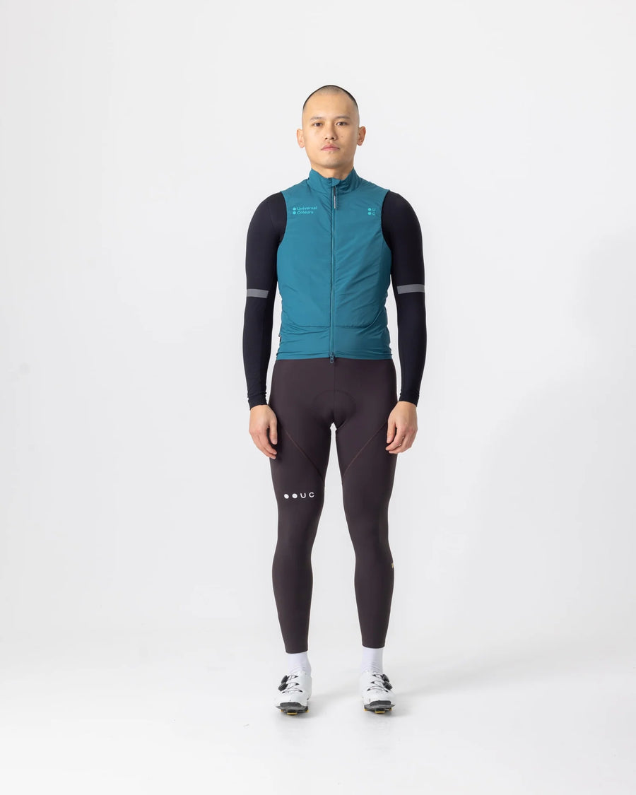 Universal Colours Chroma Insulated Unisex Gilet Thermo-Windweste Midnight Teal