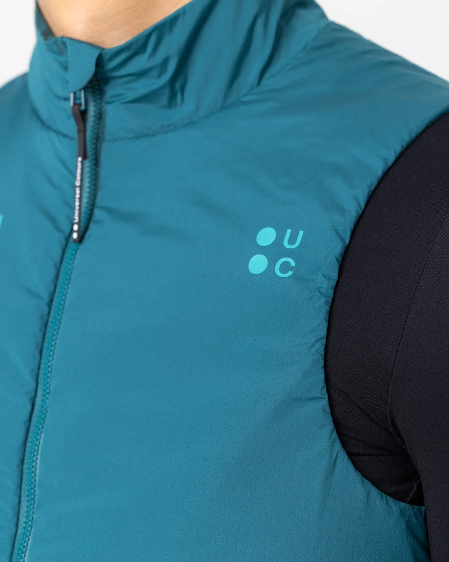 Universal Colours Chroma Insulated Unisex Gilet Thermo-Windweste Midnight Teal