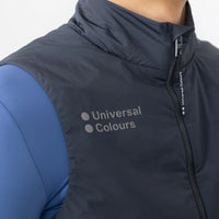 Universal Colors Chroma Insulated Unisex Gilet termico Gilet antivento grigio ardesia